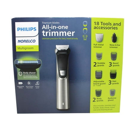 Philips MG7770/49 Norelco Multigroom Series 9000 Mens Beard Trimmer Groomer - Bl
