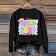 thumbnail image 2 of Zhanying Chandail pour Femmes à Col Rond, Chandail d'Entraînement, Coupe Décontractée, Manches Longues, Hauts d'Automne, Chandails, T-Shirts de Base, 2 of 6