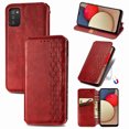 thumbnail image 1 of Case for Samsung Galaxy A03s Flip Cover Wallet Flip Cover Magnetic Protective - Red, 1 of 5