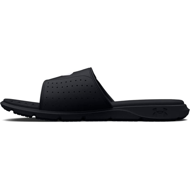 Sandalias Under Armour Ignite Pro Slide para hombre, color negro, talla 18