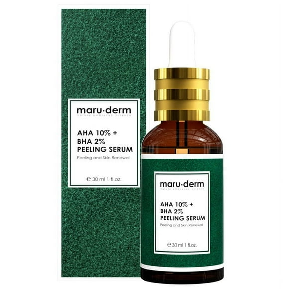 Maruderm AHA 10 % + BHA 2 % Masque Exfoliant Soin de la Peau Sérum 30 ml