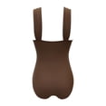 thumbnail image 7 of CHENge Brown Women One Piece Swimsuits Tummy Control Bathing Suits Push up Full Coverage Swimwear, 7 of 7