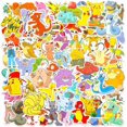 thumbnail image 1 of 100 Pcs Anime Stickers, Japanese Anime Stickers Cartoon Waterproof Sticker Monsters Stickers Cute Stickers for Waterbottles Laptop Phone Notebook, 1 of 6
