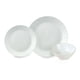 thumbnail image 1 of Vajilla Moderna De Opal Vidrio Templado Chefmaker Alta Resistencia Modelo Montreal De 12 Piezas Para 4 Personas Color Blanco, 1 of 2