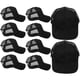 thumbnail image 4 of 10 gorras de béisbol de malla en blanco para sublimación, con impresión por transferencia térmica, para manualidades., 4 of 6