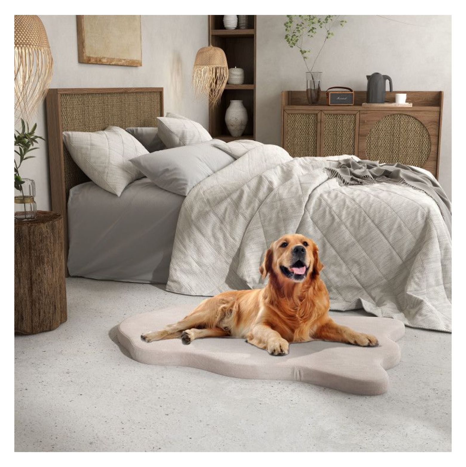 Orthopedic Dog Bed with Memory Foam - Large Dog Bed for Joint Pain - Waterproof, Washable, Non-Slip - Comfortable Pet Bed for Large Breeds
