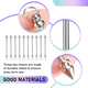 thumbnail image 5 of 20 Piezas de Llaveros de Cuentas de Metal Plateado, Suministros para Hacer Llaveros de Cuentas, Suministros para Proyectos de Bricolaje A Granel, Suministros para Regalos, 5 of 5