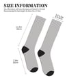 thumbnail image 4 of Rateoe Airplane Compression Socks for Women and Men 20-30mmHg-Circulation Support Socks Knee High Nurse Pregnant Running Medical and Travel Athletic, 4 of 7