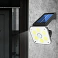 thumbnail image 2 of Solar Outdoor Lights with Motion Sensor | IP65 Waterproof Security Lights | 3 Lighting Modes for Fence, Yard, Garden, Patio & Front Door | Black, 2 of 6