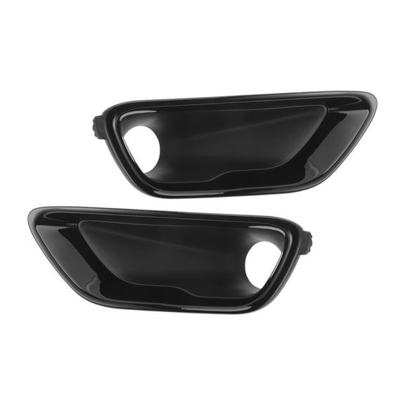 Unique Bargains Fog Light Grill Front Lower Bumper Fog Light Cover Inserts No.68261711AA for Jeep Grand Cherokee 2016-2021 Black ABS 1 Pair Front Left/Front Right Car