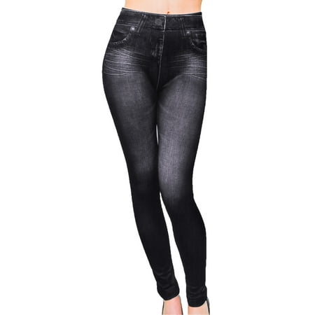 Women's Jeggings - Black Jeans Leggings Small