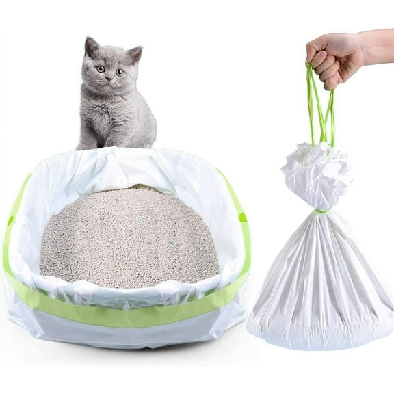 Litter Box Liners, 1 Pack-7 Count Jumbo Cat Litter Pan linersPet Cat Supplies(36" x 19")