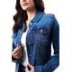 thumbnail image 3 of Chaqueta de mezclilla /Juvenil, 4312 (Azul medio) azul M, 3 of 3