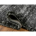 thumbnail image 5 of Abani Boston 7'9"W x 10' 2"D BOS150A Black Shag Area Rug, 5 of 6