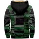 thumbnail image 4 of Men's Print Jacket Men's Spring And Autumn Casual Trend Zipper Hooded Jacket XL, 4 of 4