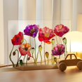 thumbnail image 2 of Dsscvnef Acrylic Flower Display Table Elegant Glass Texture Desktop Ornament for Family Warm Comfortable, 2 of 8