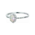 thumbnail image 5 of Natural Ethiopian Opal Ring, Multi-Fire Opal Gemstone Ring, October Birthstone, Zircon Women Ring, Gold Micron, 925 Sterling Silver, Cocktail Ring, Dainty Minimalist Stacking jewelry, Christmas Ring, 5 of 6