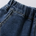 thumbnail image 4 of traylea Baby Clothes Toddler Boys Girls Jeans Stretchy High Waisted Denim Pants Straight Leg Pull on Trousers, 4 of 9
