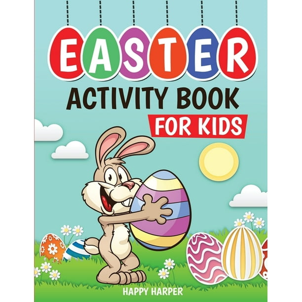 Easter Activity Book For Kids A Fun Easter Basket Stuffer For Boys