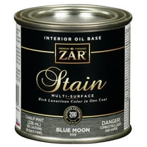 United Gilsonite Zar Interior Oil Base Stain - Oil-Based Wood Stain - 1/2 Pt, Blue Moon