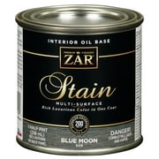 ZAR Semi-Transparent Blue Moon Oil-Based Polyurethane Wood Stain 0.5 pt