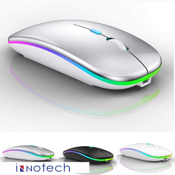 Bluetooth Rechargeable wireless Mouse for iPad Pro iPad Air MacBook pro MacBook Air Mac Laptop Chromebook Windows Notebook MacBook HP PC DELL