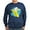Navy, variant on CafePress - Apeeling Sweatshirt (Dark) - Classic Crew Neck Sweatshirt