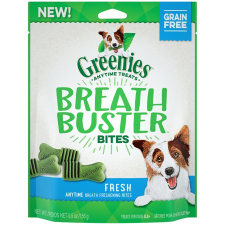 Greenies Breath Buster Bites Dog Treats, Fresh Flavor, 5.5 oz. (Best Product For Dog Breath)