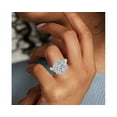 thumbnail image 4 of 2.00 Ct Brilliant Round Cut Natural Diamond Radiant Halo Engagement Ring for her Solid 18K White Gold Size 5.5, 4 of 7