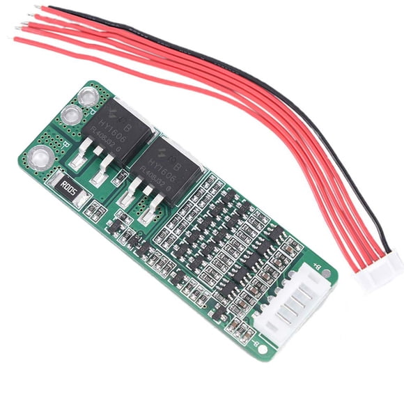 Anmbest 5S 18V 21V 15A 18650 Chargeur PCB Carte de Protection BMS, Chargeur de Batterie Li-ion Lithium Module Lipo Cell avec Fil à 6 Cœurs