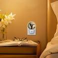 thumbnail image 2 of Night Light Plug into Wall,Dusk to Dawn Sensor Auto-On/Off for Bathroom, Hallway,Kids Room-Majestic Elephant Standing On Empty Road, 2 of 4