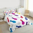 thumbnail image 3 of Castle Fairy Colorful Bowling Twin Comforter Sets for Kids Children,Sport Bedding Set, 3 of 8