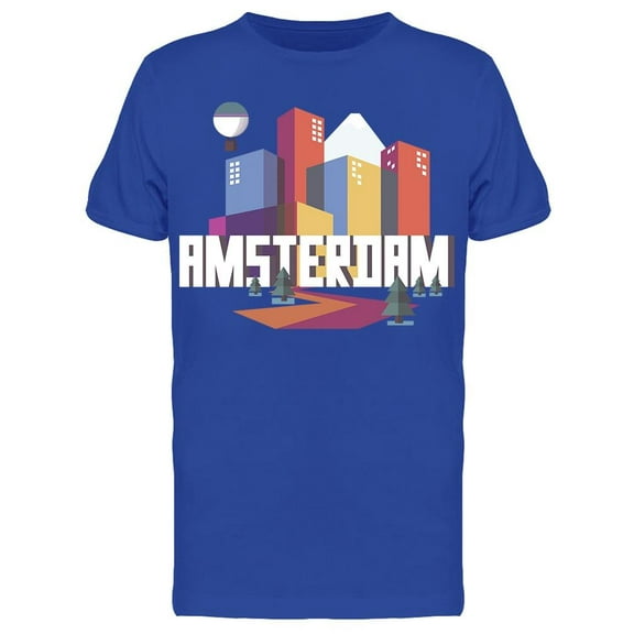 Amsterdam Beautiful Destination T-Shirt Men -Image by Shutterstock, Male XX-Large