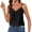 Black, variant on ATOYSOY Womens Lace Banding V Neck Eyelet Camisole Spaghetti Strap Casual Tank Top Light Breathable Tops For Summer Daily Street Wear
