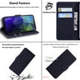 thumbnail image 2 of SaniMore Wallet Case for Samsung Galaxy S23 Plus 6.6 inch, Magnetic Clasp Flip Kickstand Luxury PU Leather Cover Built-in Cash & Card Slots RFID Blocking for Samsung S23 Plus, Black, 2 of 7