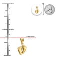 thumbnail image 4 of Charm America - Gold Baby Feet Charm - 10 Karat Solid Gold, 4 of 5