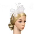 thumbnail image 2 of Diadema de Pelo Zulema Banda Elástica Sombrero de Flores, 2 of 4