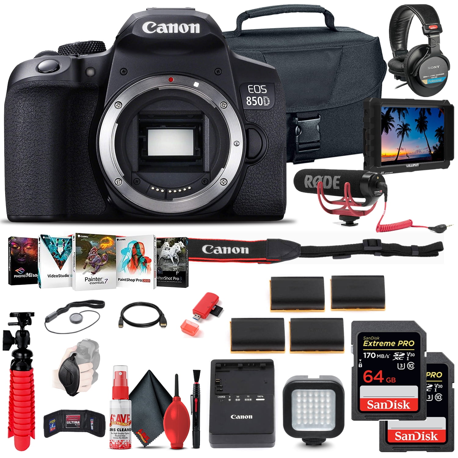 Composition Patriotic Homeless Canon EOS 850D / T8i / Kiss X10i DSLR Camera (Body Only) - Walmart.com