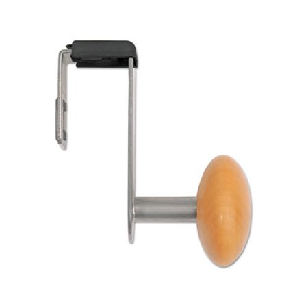 

Cubicle Garment Peg 1 Hook 1 1/5 x 1 3/8 x 4 3/10 Metallic Gray