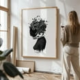 thumbnail image 3 of Astronaut girl - Illustration Astronaut Floral Surrealism Space Silhouette Cosmic Modern Art Unframed Wall Art Print 12 x 16 inches, 3 of 16