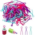 thumbnail image 1 of 50PCS Bobbin Clips, Bobbin Clamps, Bobbin Holder, Bobbin Clips Bobbin Buddies Thread Spool Clamps for Assorted Sewing Machine Accessories, 1 of 5