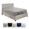 thumbnail image 6 of Fitted sheet Full Size 16” Deep Pocket Easy Care Breathable Elastic Bed Sheets, 6 of 29