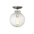 thumbnail image 3 of Trade Winds Nicole Semi-Flush Mount Ceiling Light in Brushed Nickel, 3 of 4