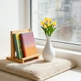 thumbnail image 5 of Tulips Artificial Flowers 13.4" Faux Tulips Flowers White/Beige/Pink/Purple/Blue Multicolor Mixed Fake Flowers Table Centerpieces Wedding Bouquet Home Livingroom Vase Decor, 1Pc(Yellow,13.4x1"), 5 of 8