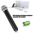 thumbnail image 7 of Haofy 2pcs Wireless Microphone System UHF  Handheld Karaoke USB 3.0 KTV Mic Kit, 7 of 7