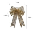 thumbnail image 2 of Premium Polyester, Christmas Decorative Bows, Fine Workmanship, DIY Crafts, Beautiful & , for Christmas Tree,  with No Special Characters, Crafted Ribbon Bow, 2 of 5