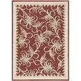 thumbnail image 2 of SAFAVIEH Martha Stewart Fountain Swirl Floral Area Rug, Red/Ivory, 7'11" x 11'2", 2 of 3