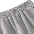 thumbnail image 5 of CPNG Girls Baggy Fleece Lined Sweatpants Wide Leg Sweat Pants Teen Girls Elastic High Waist Trousers Streetwear(Grey,3-4 Years), 5 of 6