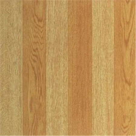 Achim Importing Co., Inc.  NEXUS Light Oak Plank-Look 12 Inch x 12 Inch Self Adhesive Vinyl Floor Tile