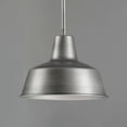 thumbnail image 3 of Maxim 35017WZ 5.75 in. Pier M 1-Light Outdoor Pendant, Weathered Zinc, 3 of 5